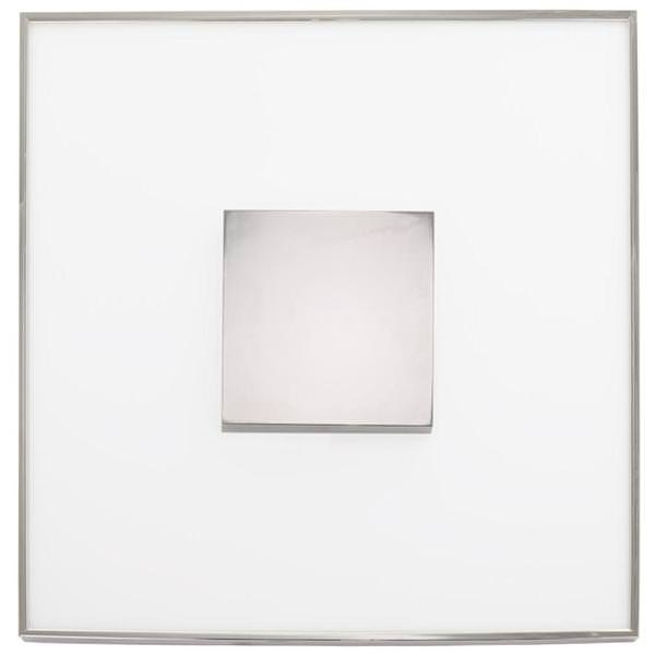 13" 26 watt 120/277 volt 3000K Natural White Polished Nickel LED Ceiling Light