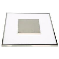 View 13" 26 watt 120/277 volt 3000K Natural White Brushed Nickel LED Ceiling Light