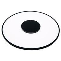 View 17" 31.5 watt 120/277 volt 3000K Natural White Black LED Ceiling Light