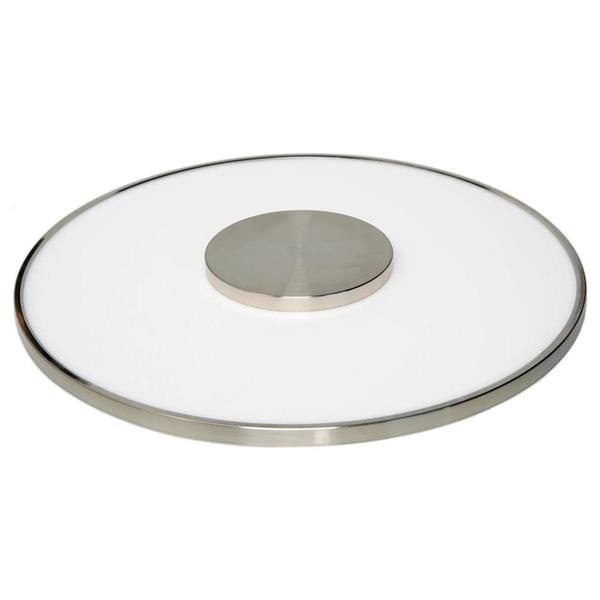 17" 31.5 watt 120/277 volt 3000K Brushed Nickel LED Ceiling Light
