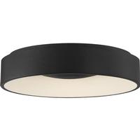 Nuvo Lighting 24" 30 watt 120 volt 3000K Natural White Dimmable Black LED Flush Mount