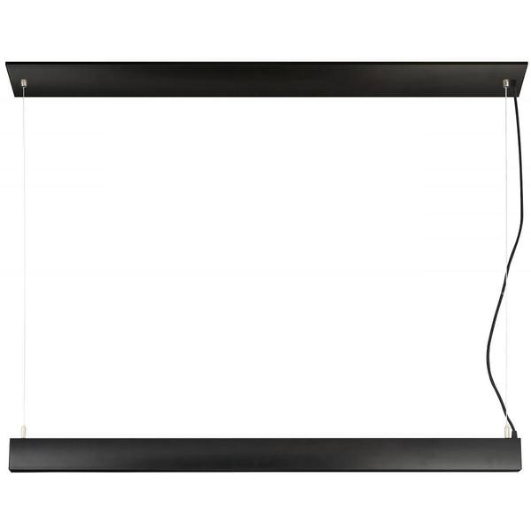 20 watt 120 volt 3000K Natural White Dimmable Black LED Pendant Light