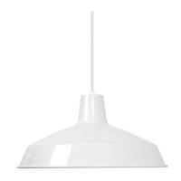 Nuvo Lighting 1 Light White Warehouse Aluminum Shade Pendant Light Fixture