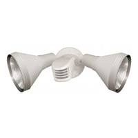 Nuvo Lighting 14" White Double Adjustable Swivel Flood Light with Motion Sensor