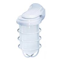 Nuvo Lighting 1 Light 11" White Wall Mount Vapor Tight Incandescent Fixture