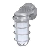 Nuvo Lighting 1 Light 9" Metallic Silver Wall Mount Vapor Tight Incandescent Fixture
