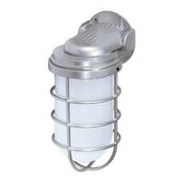 Nuvo Lighting 1 Light 11" Metallic Silver Wall Mount Vapor Tight Incandescent Fixture