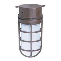 Nuvo Lighting 1 Light 9" Old Bronze Vapor Tight Incandescent Fixture