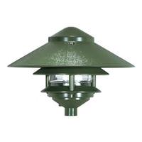 Nuvo Lighting 1 Light 2 Tier 7" Green Post Lantern Light Fixture