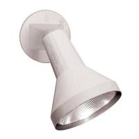 Nuvo Lighting 8" White Single Adjustable Swivel Flood Light