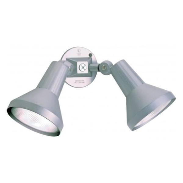 15" Gray Double Adjustable Swivel Flood Light