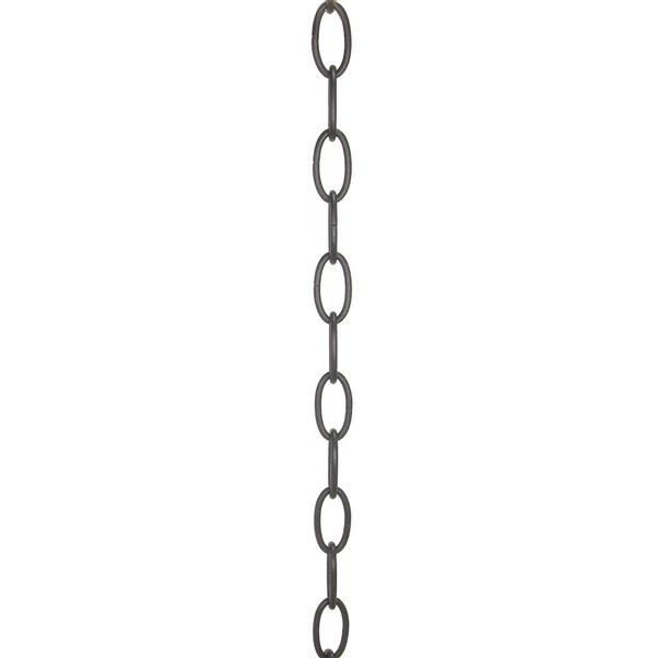 1 Yard Black 8 Gauge Chain