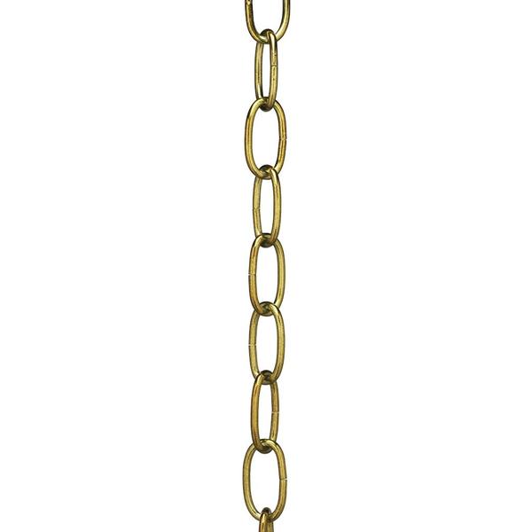 1 Yard Antique Brass 8 Gauge Chain