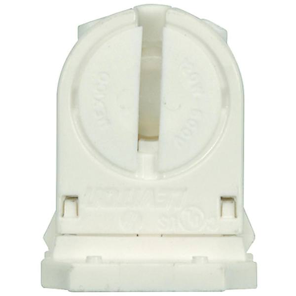White T5 Miniature Bi-Pin Snap-In / Slide-On Lampholder