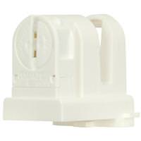 Nuvo Lighting White T8-T5 Miniature Bi-Pin Fluorescent Lampholder