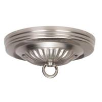 Nuvo Lighting Ribbed Canopy Kit Brushed Nickel Finish