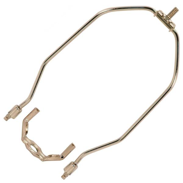 8" Polished Nickel Light Duty Harp