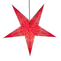 OM Gallery 24" Red Daisey Paper Star Light