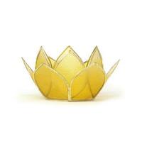 View Citrine Mini Gemstone Lotus Tea Light Candle Holder