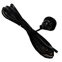 OM Gallery 12' Black Medium Screw Base Socket Cord