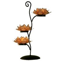 OM Gallery 18" 3 Slot Dahlia Lotus Spiral Stand 