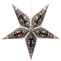 View 24" Black Velvet Paper Star Light