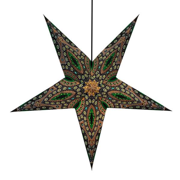 24" Forest Paper Star Light