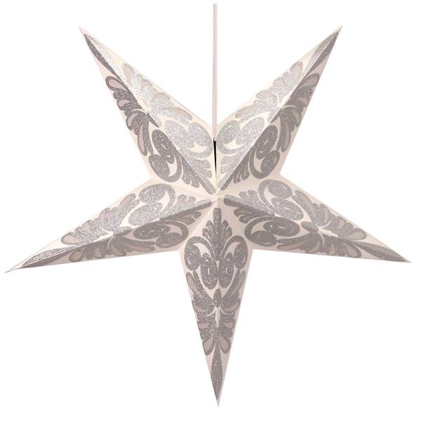 24" White Swan Paper Star Light