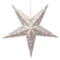 OM Gallery 24" White Swan Paper Star Light