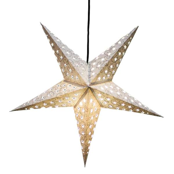 24" Winter Wonderland Paper Star Light