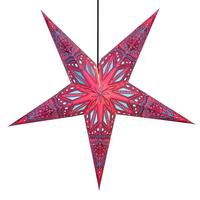 OM Gallery 24" Fuchsia Dreams Paper Star Light