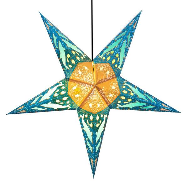 24" Dolphins Paper Star Light