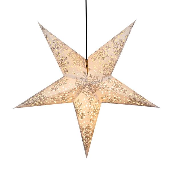 24" Snowday Paper Star Light