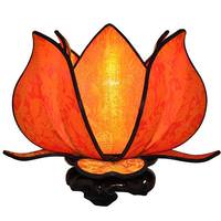 OM Gallery 12" Citrus Baby Blooming Lotus Lamp