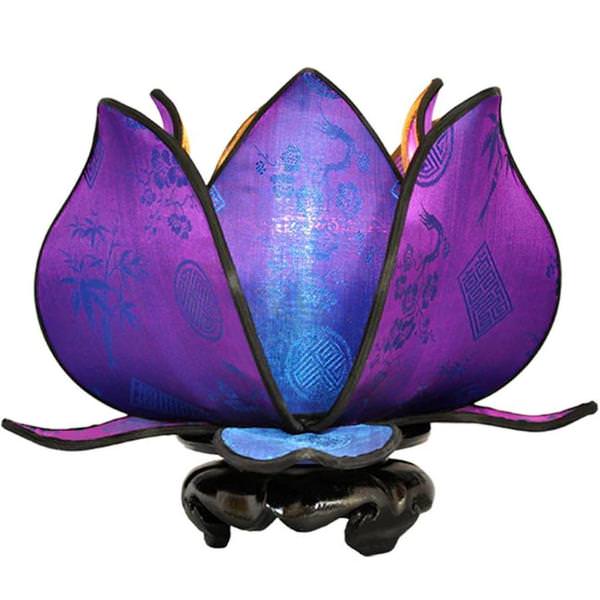 12" Jewel Baby Blooming Lotus Lamp