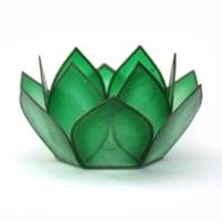 OM Gallery Rain Forest Paradise Mini Lotus Tea Light Candle Holder