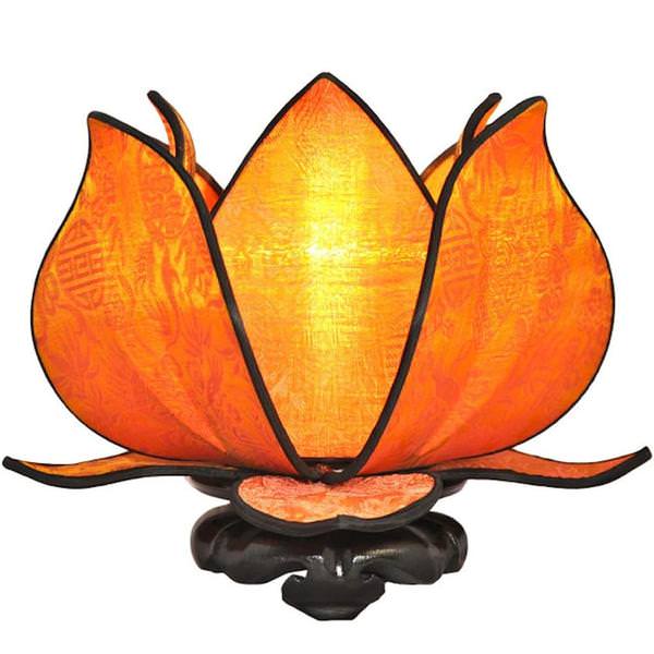 12" Sun Baby Blooming Lotus Lamp
