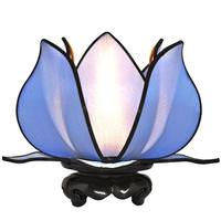 OM Gallery 12" Sky Baby Blooming Lotus Lamp