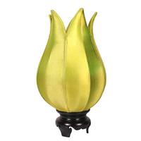OM Gallery 16" Green Baby Flowering Lotus Lamp