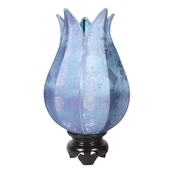 16" Aqua Baby Flowering Lotus Lamp