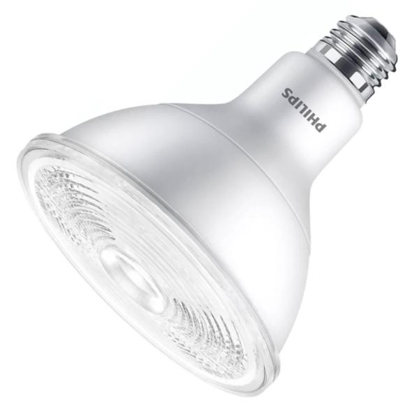 14 watt 120 volt PAR38 Medium Screw Base 3000K Natural White White Clear Dimmable LED