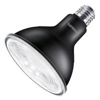 Philips 14 watt 120 volt PAR38 Medium Screw Base 3000K Natural White Black Clear Dimmable LED