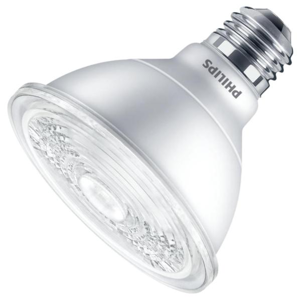 10 watt 120 volt PAR30 Medium Screw Base 4000K Cool White Clear Dimmable LED