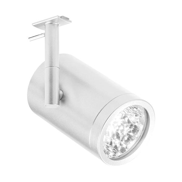 12 watt 120 volt Lightolier OmniSpot Track Heads 3000K Natural "Crisp" White Matte White Trailing Edge / Leading Edge Interact Ready LED Track Head