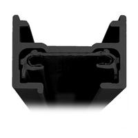 Philips 2' Track w/Dead End Matte Black 1 Circuit Basic Track