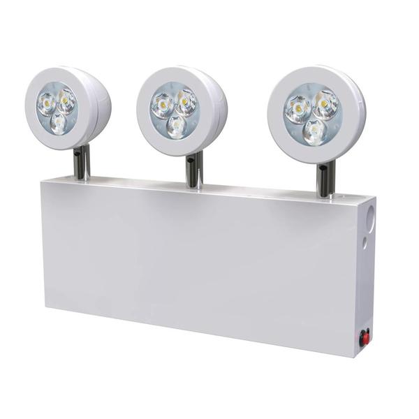 3 Head Unit 4.5 watt 120/277 volt CSU LED Series Chicago Approved Steel Unit Chloride LED