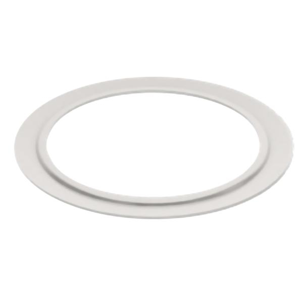 8" Matte White Goof Ring 