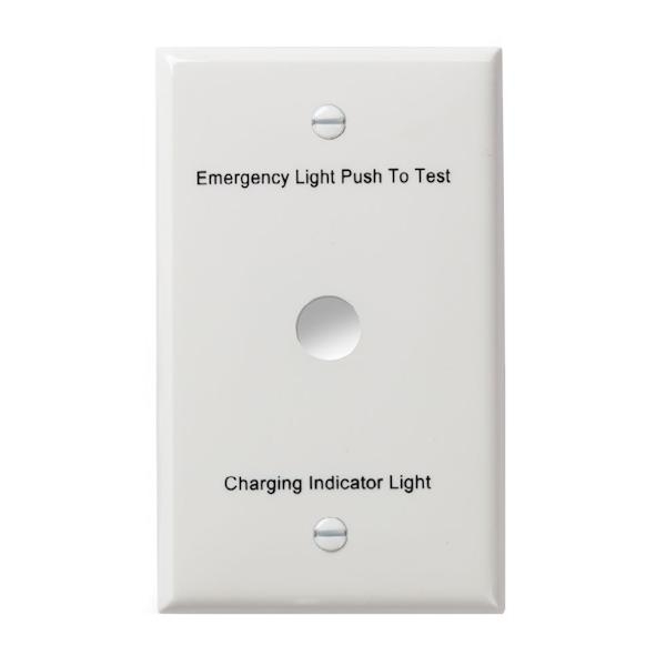 Wall-Plate Only for Two-Wire Indicator Light/Test Switch