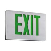 Philips LED AC Only White & Green Single Face Exit Light