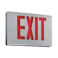 Philips LED AC Only White & Red Single Face Exit Light